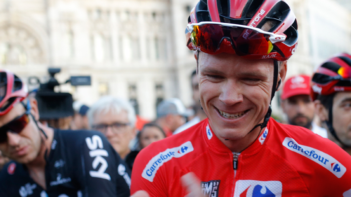 El ciclista británico Chris Froome dio positivo por dopaje en la Vuelta a España