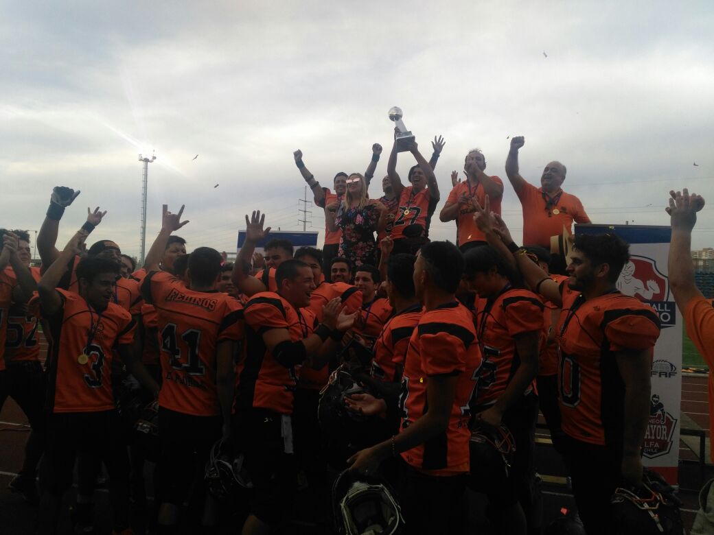 Felinos se venga de H&uacute;sares, lo vence f&aacute;cil y se proclama como nuevo monarca del "Super Bowl chileno"