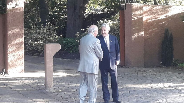 Ricardo Lagos visita a Sebastián Piñera en su casa tras triunfo en balotaje