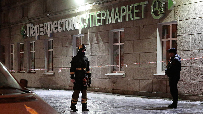 Explosión en supermercado de San Petersburgo deja diversos heridos
