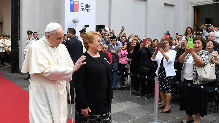 El Papa en La Moneda: Lo que no se vio del paso de Francisco por la casa de todos los chilenos
