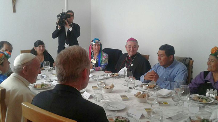 Los 11 invitados al almuerzo del Papa en Temuco: Mapuches, colonos y un inmigrante