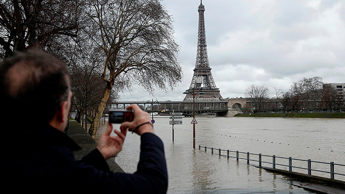 Galería: Imágenes muestran los efectos de la crecida del río Sena en París