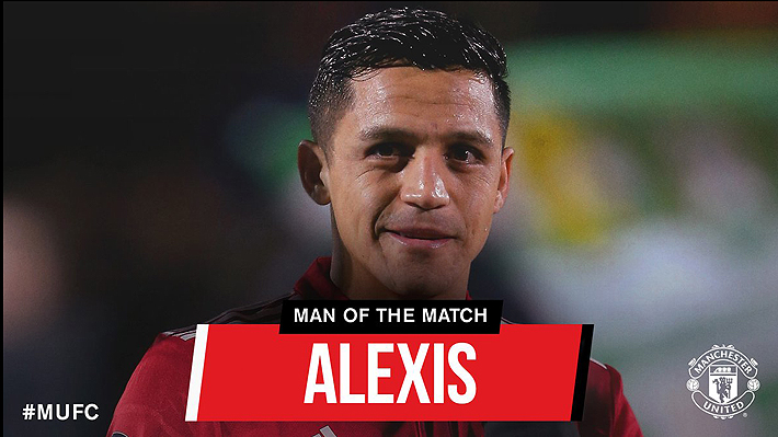 Debut redondo: Alexis es elegido "por paliza" como el mejor jugador del partido por los hinchas del United