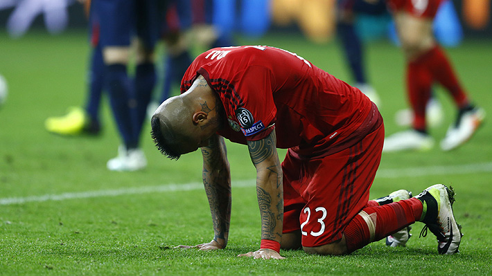 Arturo Vidal queda descartado para duelo del Bayern por una gastroenteritis