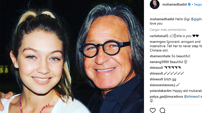 Modelo británica acusa al padre de Gigi y Bella Hadid de abuso sexual