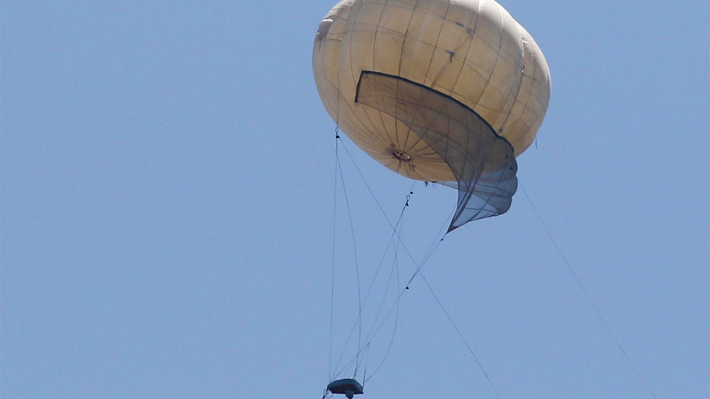 Globo con cámaras térmicas se suma a búsqueda de niña desaparecida en Licantén