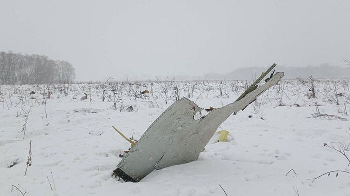 Tragedia en Rusia: Autoridades confirman el fallecimiento de las 71 personas que viajaban en avión siniestrado