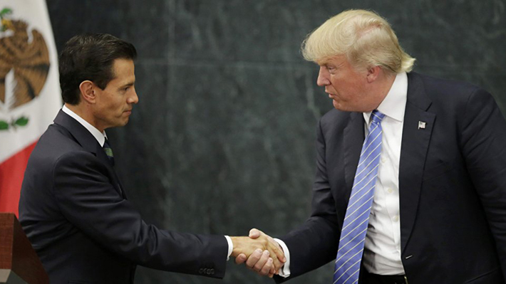 Donald Trump y Peña Nieto se reunirán "en las próximas semanas" para tratar "temas pendientes"