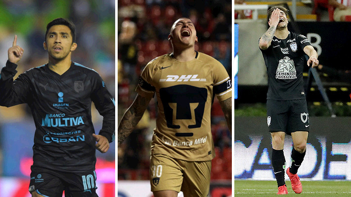 Brillante jornada de los chilenos con cinco goles en México: Mira los tantos de Castillo, Sagal, Ramos, Puch y Dávila