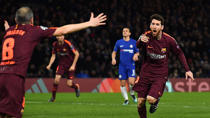 Lionel Messi fue la figura del Barcelona al anotar el empate como visitante ante el Chelsea por la Champions