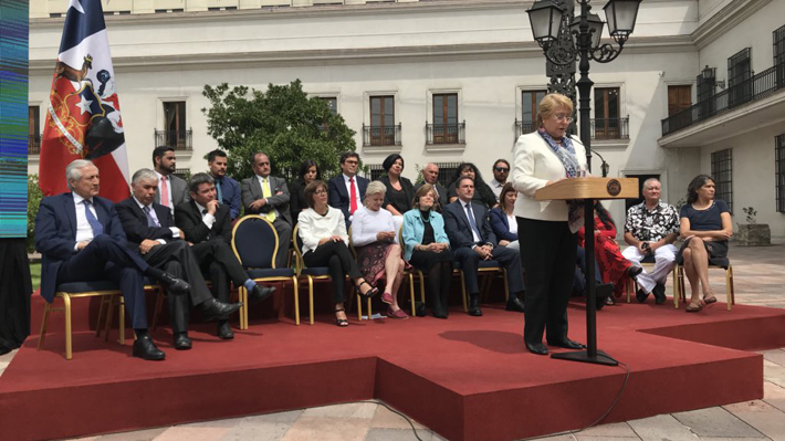 Bachelet menciona fin de HidroAysén, Pascua Lama y Dominga como hitos de su gestión medioambiental
