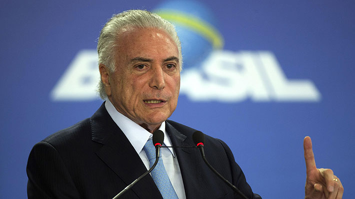 Corte Suprema de Brasil autoriza levantamiento del secreto bancario de Michel Temer