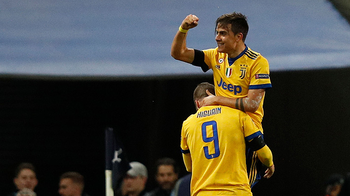Con goles de Higuaín y Dybala, la Juventus remonta un emocionante partido ante Tottenham y avanza en la Champions