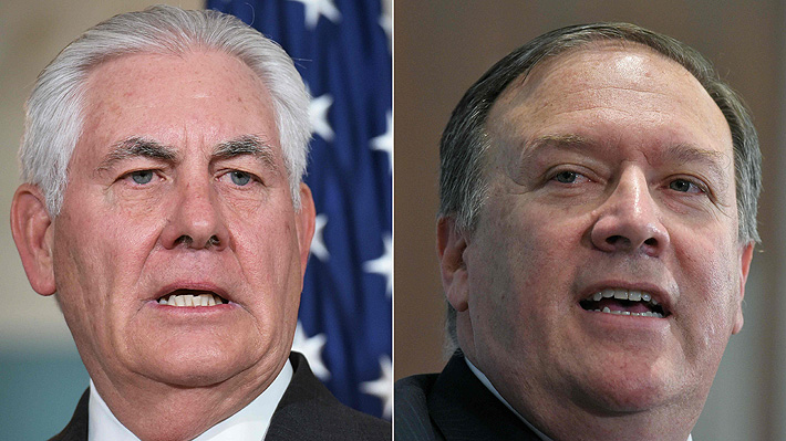 Trump destituye a Tillerson como secretario de Estado y lo reemplaza por director de la CIA