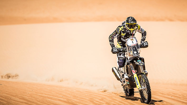 Motociclismo: Pablo Quintanilla se adjudicó 2ª etapa y pasó a liderar el Rally de Abu Dhabi