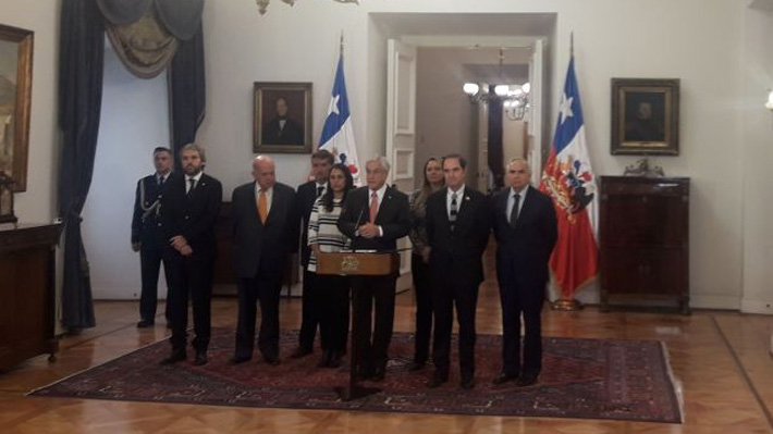 Piñera felicita a delegación en La Haya y recalca que Bolivia "debe aprender a no confundir aspiraciones con derechos"