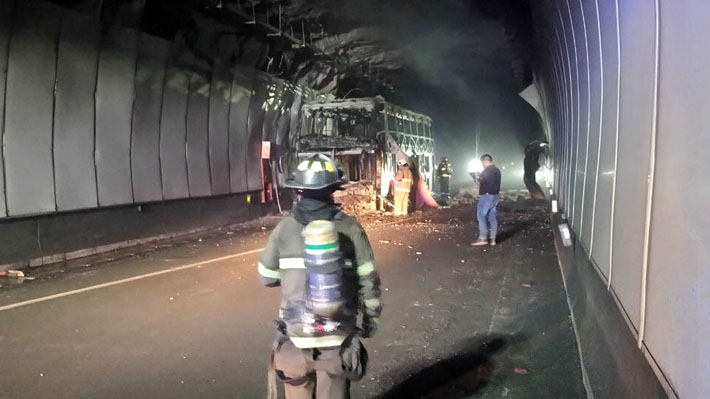 Incendio en túnel Zapata: Al mediodía se podría saber si ruta estará habilitada para Semana Santa