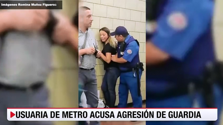 Metro inicia investigación por denuncia de mujer que acusa agresión de guardia