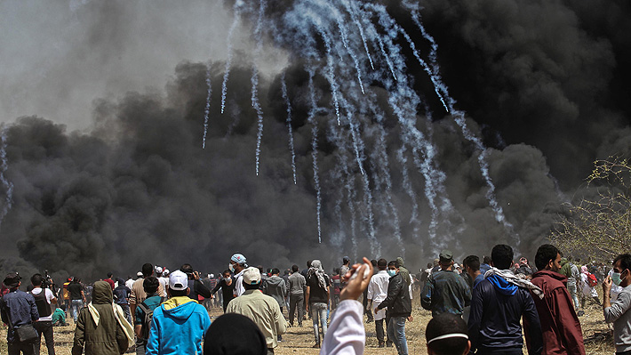 Tres palestinos muertos y 250 heridos deja nueva protesta en Gaza