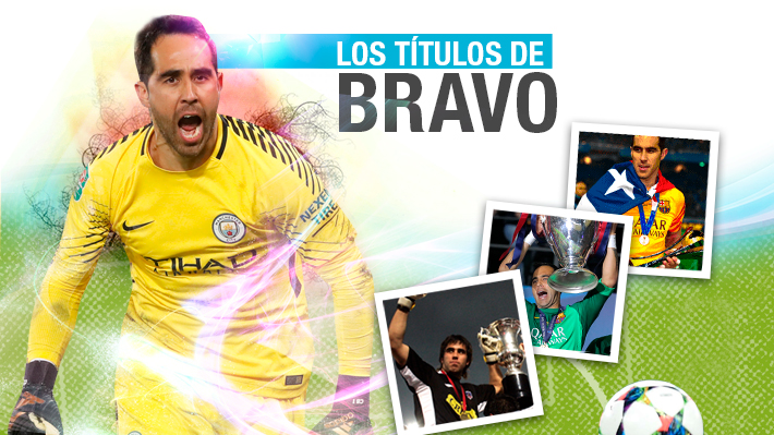 De Colo Colo al Manchester City: Los 12 títulos que ha logrado Claudio Bravo en sus cuatro clubes