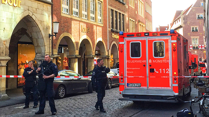 Un atropello masivo deja al menos tres muertos y 30 heridos en la ciudad alemana de Münster