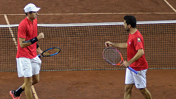 Jarry y Podlipnik obtienen un triunfazo en el dobles y dejan a Chile a una victoria de vencer a Argentina en la Copa Davis