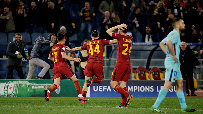 Batacazo mundial: La Roma goleó al Barcelona, le dio vuelta la llave y lo dejó fuera de Champions