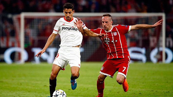 En un opaco partido y sin Vidal, el Bayern iguala ante el Sevilla y avanza a las semifinales de la Champions League