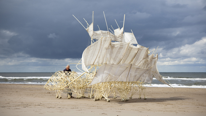 Fusión de arte e ingeniería: Impresionantes esculturas móviles de Theo Jansen llegan por primera vez a Chile