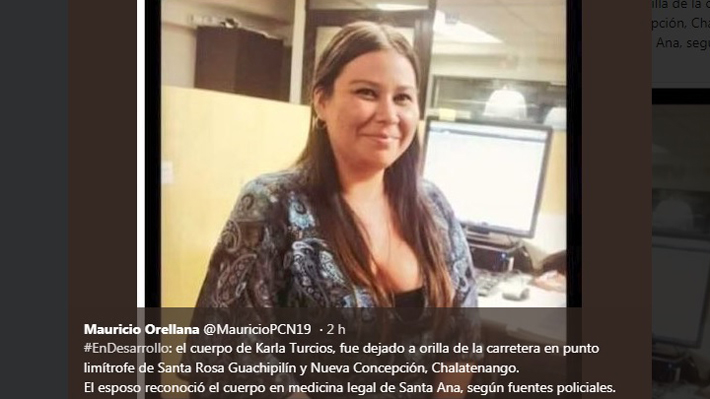 Encuentran sin vida a Karla Turcios, periodista reportada como desaparecida en El Salvador