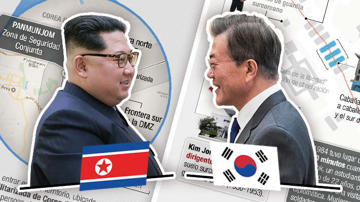 Panmunjom: Cómo es la "zona hostil" donde se reunirán los líderes de las dos Coreas