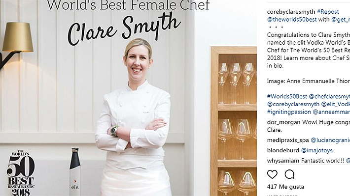 Trabajó más de 13 años en restaurante Gordon Ramsay: Británica es elegida como la Mejor Chef de 2018