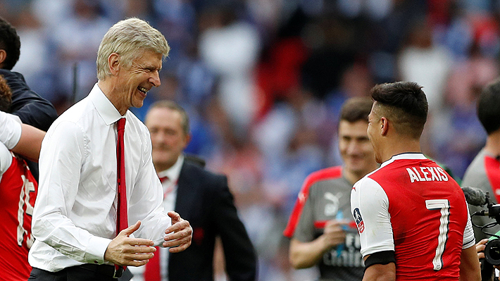 Wenger aún lo recuerda: "Alexis fue fantástico en el Arsenal, será extraño verlo con una camiseta distinta"