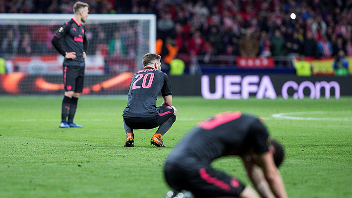 El Arsenal pierde con Atlético, se queda sin la final de la Europa League y sin Champions