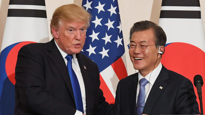 Donald Trump se reunirá con el presidente surcoreano Moon Jae-in el próximo 22 de mayo