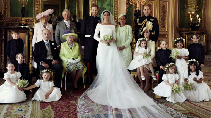El Palacio de Kensington dio a conocer las fotos oficiales de la boda real entre Harry y Meghan