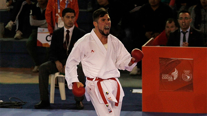 El chileno Rodrigo Rojas se queda con el oro en karate en los Odesur y clasifica a los Juegos Panamericanos de Lima 2019