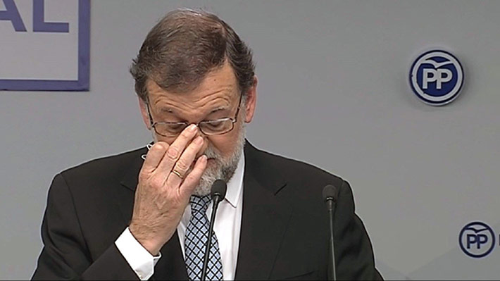 Rajoy abandona la presidencia del PP cuatro días después de su destitución como Presidente de España