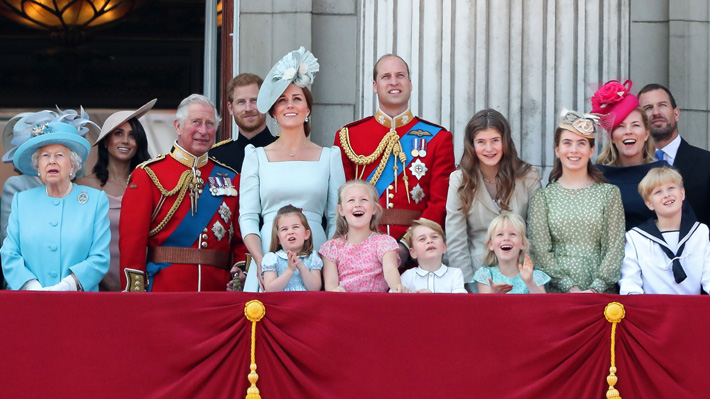 Meghan Markle participa en el primer desfile de cumpleaños de la reina Isabel II