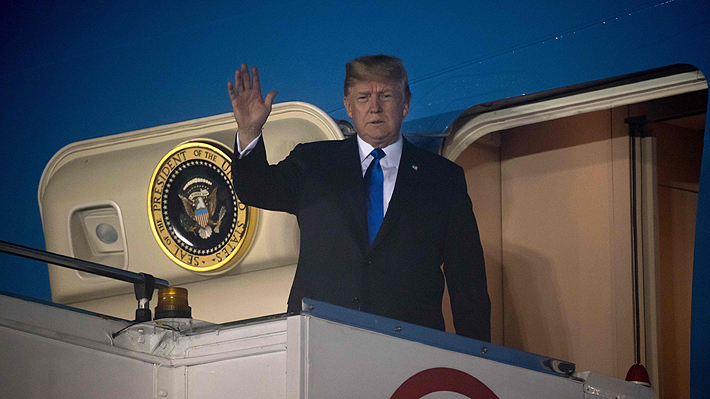 Presidente Trump dice que hay "entusiasmo en el aire" en Singapur ante cumbre con Kim Jong-un