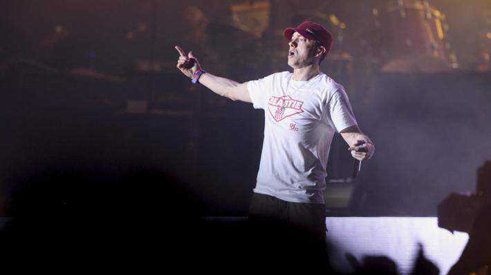 Terror durante concierto de Eminem por sonidos que simulaban disparos