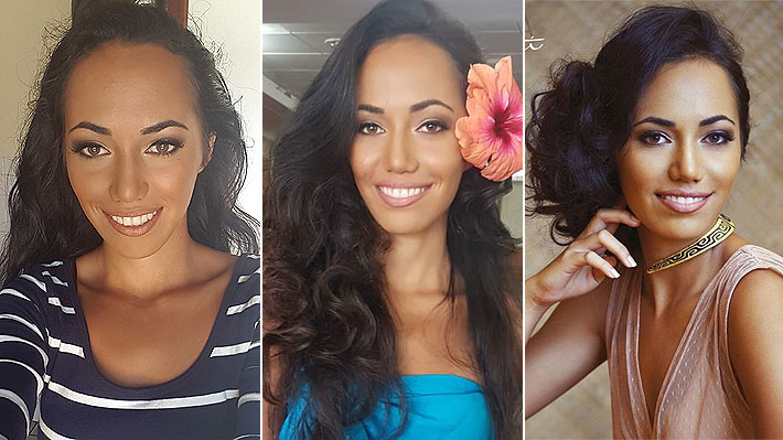Conoce a Ravahere Muñoz, la hija de un chileno que aspira a convertirse en Miss Tahiti