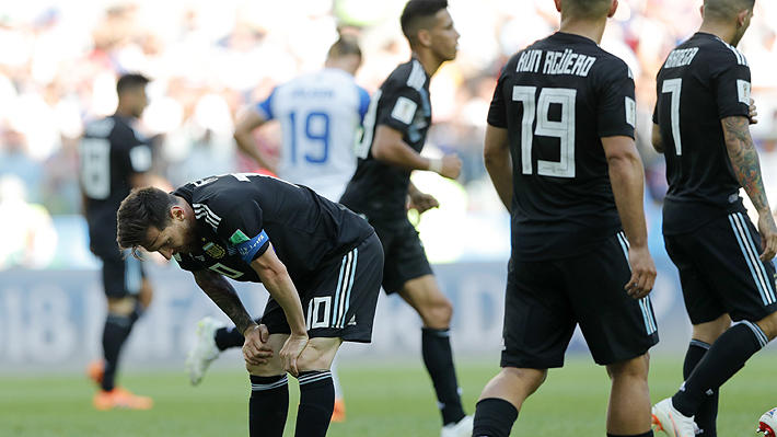 Messi no estuvo a la altura, perdió un penal y la Argentina de Sampaoli decepcionó al solo empatar con la debutante Islandia
