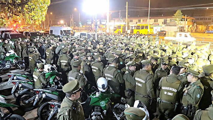 Más de cuatro mil detenidos deja ronda preventiva realizada por Carabineros y el Gobierno