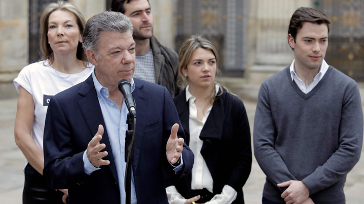 Presidente Santos valora proceso eleccionario: "Por primera vez un ex comandante de las FARC votó en democracia"