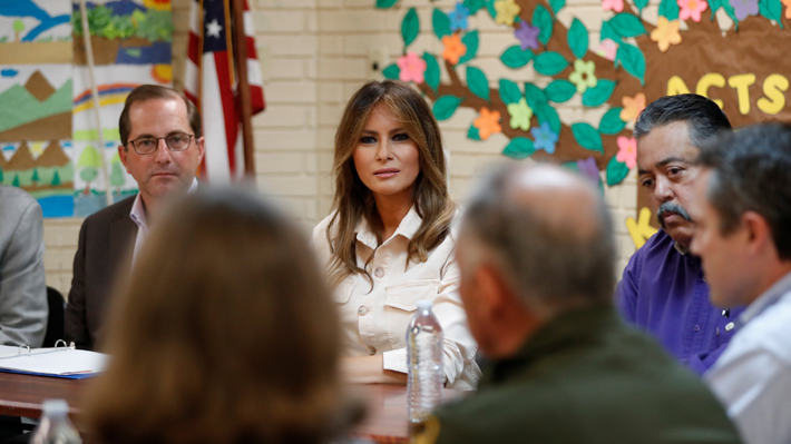 Melania Trump visita la frontera de EE.UU. con México en medio de crisis con familias inmigrantes