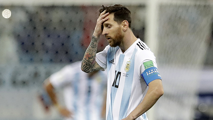 Desastre argentino: La "Albiceleste" de Sampaoli cae goleada ante Croacia y queda al borde de la eliminación del Mundial