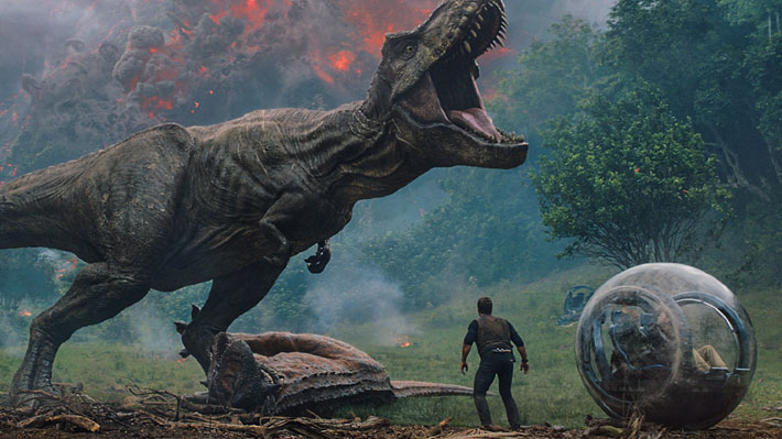 "Jurassic World: El reino caído" destrona a "Los increíbles 2" del primer puesto de la taquilla norteamericana