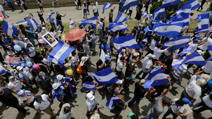 Manifestantes en Nicaragua resultan heridos en tiroteo mientras protestaban contra Ortega